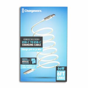 Cable Usb C A USB- C CHARGE WORX 6 Pies
