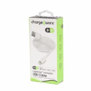 Cable Usb-C A Usb-A Blanco CHARGE WORX Unidad