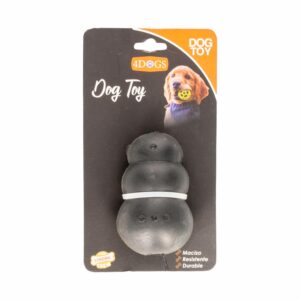 Juguete Diseño De Pera Para Perro Color Negro 4DOGS Pequeño