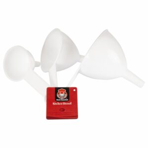Embudos Plásticos HOME ESSENTIALS 3Piezas