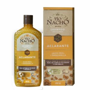 Shampoo Para Cabello Aclarado Natural Manzanilla on Jalea Real TÍO NACHO 415 Ml