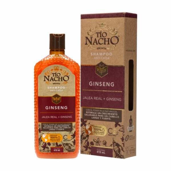 Shampoo De Cabello Con Jalea Real Y Ginseng TIO NACHO 415 Ml