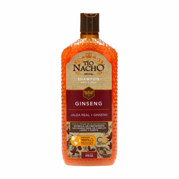 Shampoo De Cabello Con Jalea Real Y Ginseng TIO NACHO 415 Ml - Imagen 2