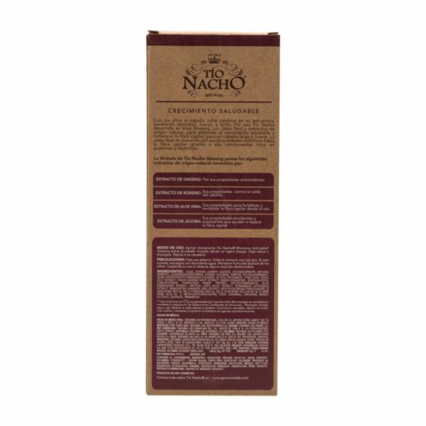 Shampoo De Cabello Con Jalea Real Y Ginseng TIO NACHO 415 Ml - Imagen 4