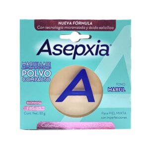 Polvo Compacto Anti-Imperfecciones  Tono Claro Mate ASEPXIA 10 G