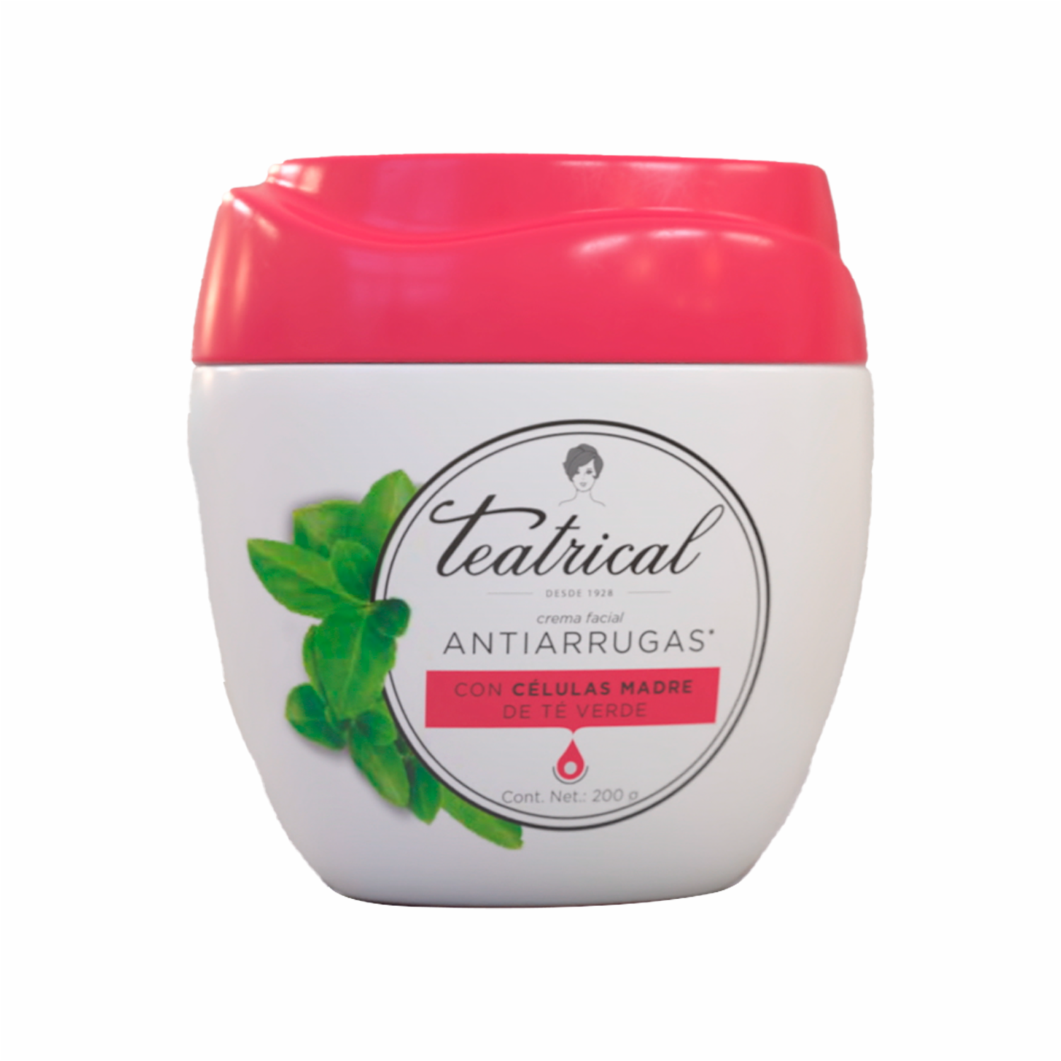 Crema Facial Antiarrugas Células Madre De Té Verde TEATRICAL 200 G - Imagen 2