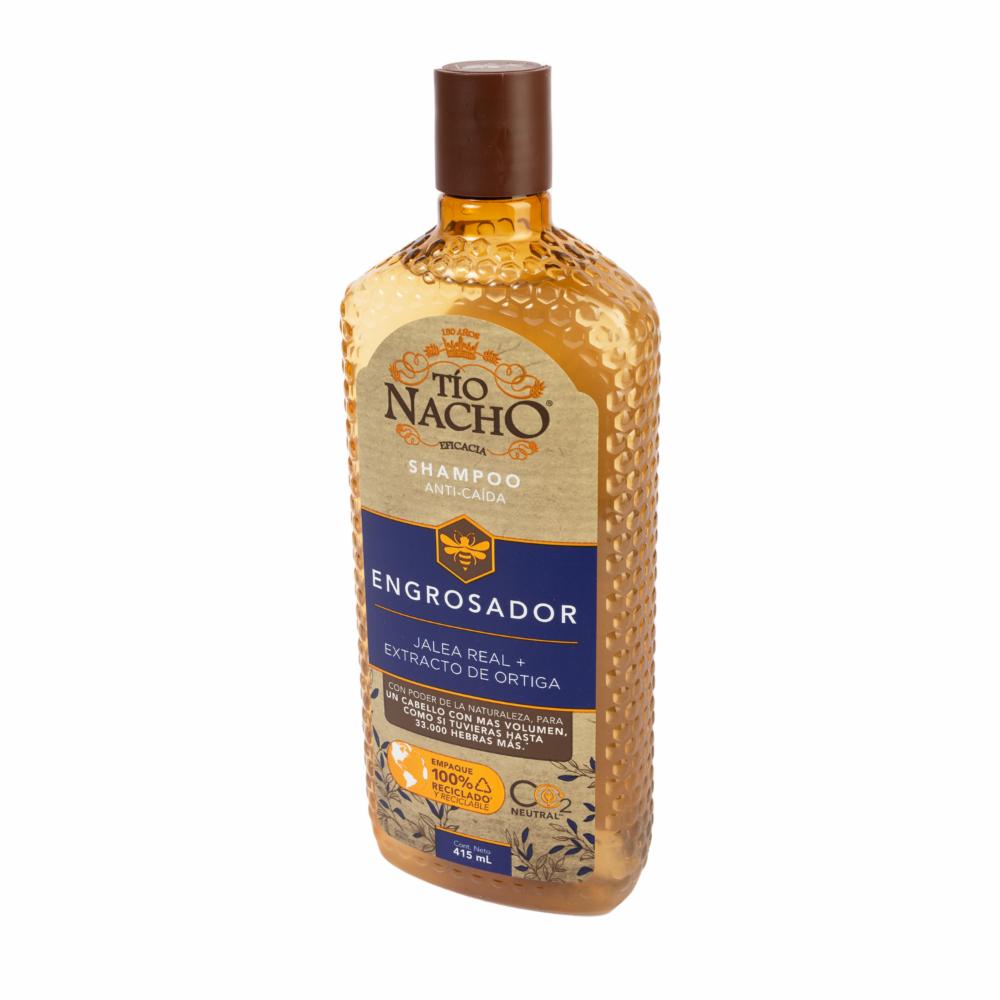 Shampoo Para Cabello Engrosador De Volumen Capilar Con Extracto De Ortiga TÍO NACHO 415 Ml - Imagen 2