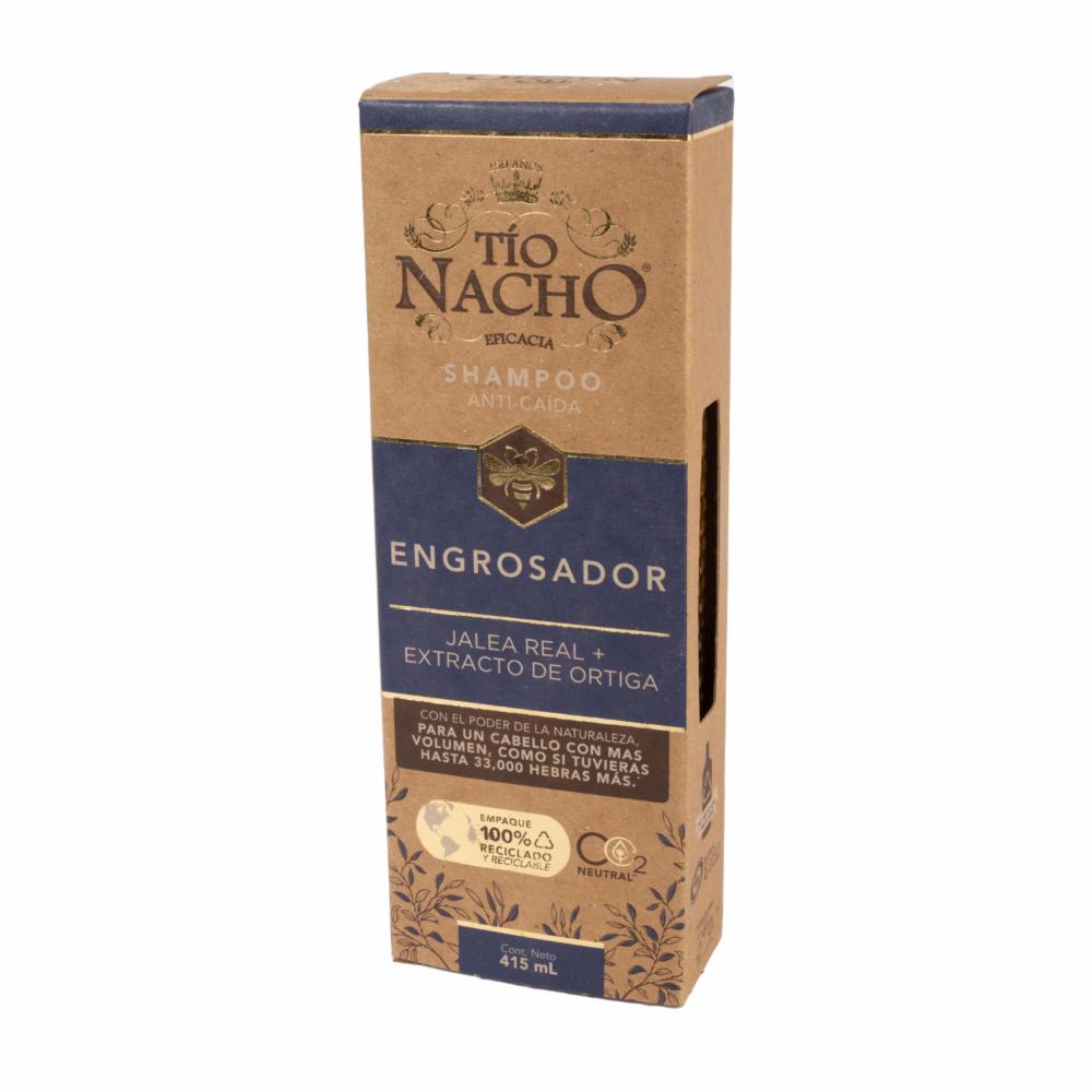Shampoo Para Cabello Engrosador De Volumen Capilar Con Extracto De Ortiga TÍO NACHO 415 Ml - Imagen 3
