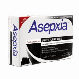 Jabón Facial De Carbón Détox Efecto Purificante ASEPXIA 100 G