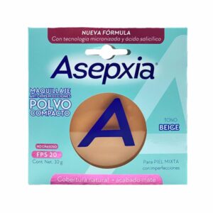 Polvo Compacto Anti-Imperfecciones Tono Beige Medio ASEPXIA 10 G