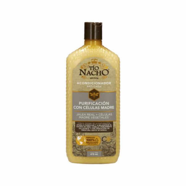 Acondicionador De Cabello Purificación Con  Células Madre+Jalea Real TÍO NACHO 415 Ml - Imagen 2