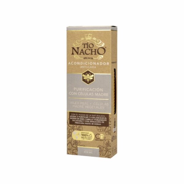 Acondicionador De Cabello Purificación Con  Células Madre+Jalea Real TÍO NACHO 415 Ml - Imagen 3