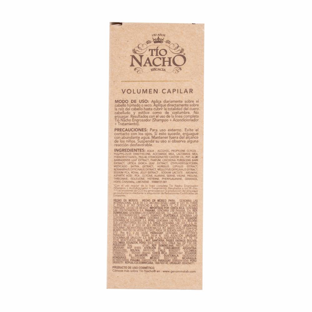 Tratamiento Para Cabello Engrosador Con Jalea Real Y Extracto De Ortiga TÍO NACHO 90 Ml - Imagen 5