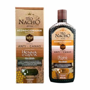 Acondicionador De Cabello Efecto Anti Canas Sustentable Henna Egipcia TÍO NACHO 415 Ml