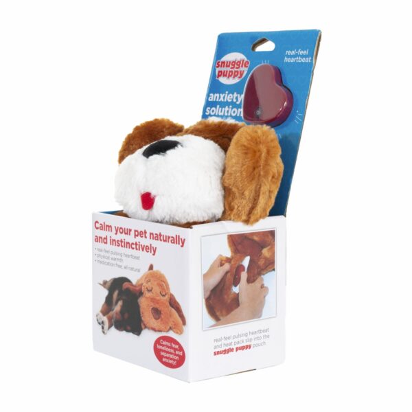 Juguete Para Mascota Cachorro Cafe Y Blanco SNUGGLE PUPPY Unidad - Imagen 4