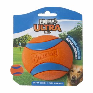 Pelota Para Mascota Ultra Naranja Azul Extra-large CHUCKIT! Talla Extra Large