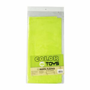 Mantel Rectangular Verde Limón COLOR TOYS 137X274Cm
