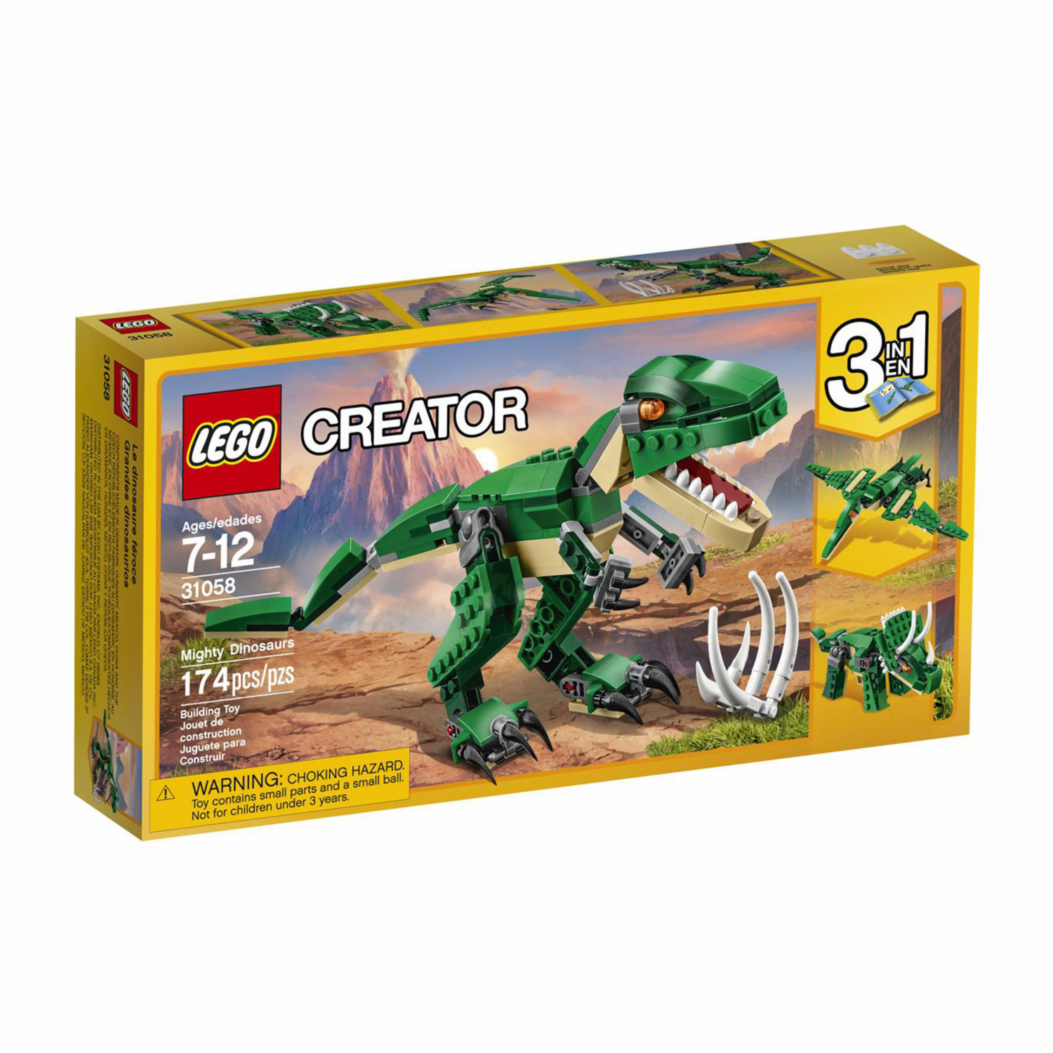 Bloques De Armar Dinosaurio Poderoso LEGO CREATOR 174 Piezas - Imagen 2