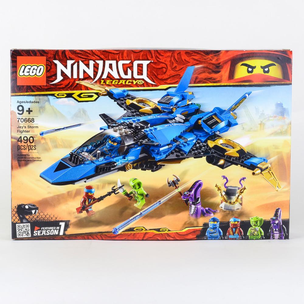 Bloques De Armar El Luchador Contra Tormentas De Jay LEGO NINJAGO 490 Piezas