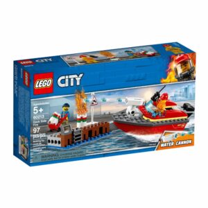 Bloques De Armar Dock Side Fire City LEGO CITY 97 Piezas