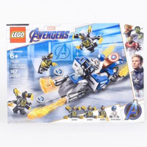 Bloques De Armar Capitán América: El Ataque De Los Outriders LEGO SUPER HERO 167 Piezas