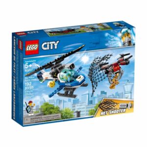 Bloques De Armar Helicóptero Policía + Drone City LEGO CITY 192 Piezas