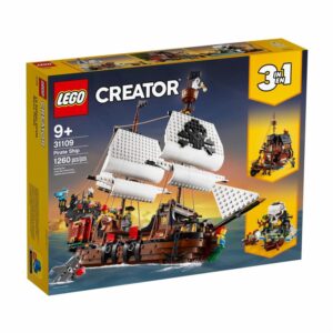 Bloques De Armar Barco Pirata 3 En 1 LEGO CREATOR 1260 Piezas