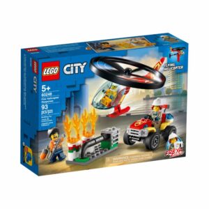Bloques De Armar Helicóptero De Bomberos LEGO CITY 93 Piezas