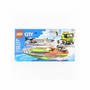 Bloques De Armar Transportador De Botes De Carreras LEGO CITY 238 Piezas