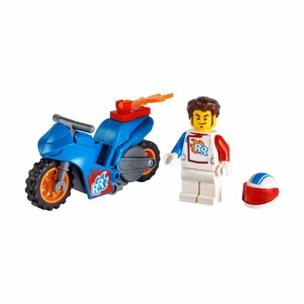 Bloques De Armar Moto Acrobática Cohete LEGO CITY 14 Piezas - Imagen 2