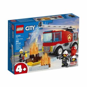 Bloques De Armar Camión De Bomberos Con Escalera LEGO CITY 88 Piezas
