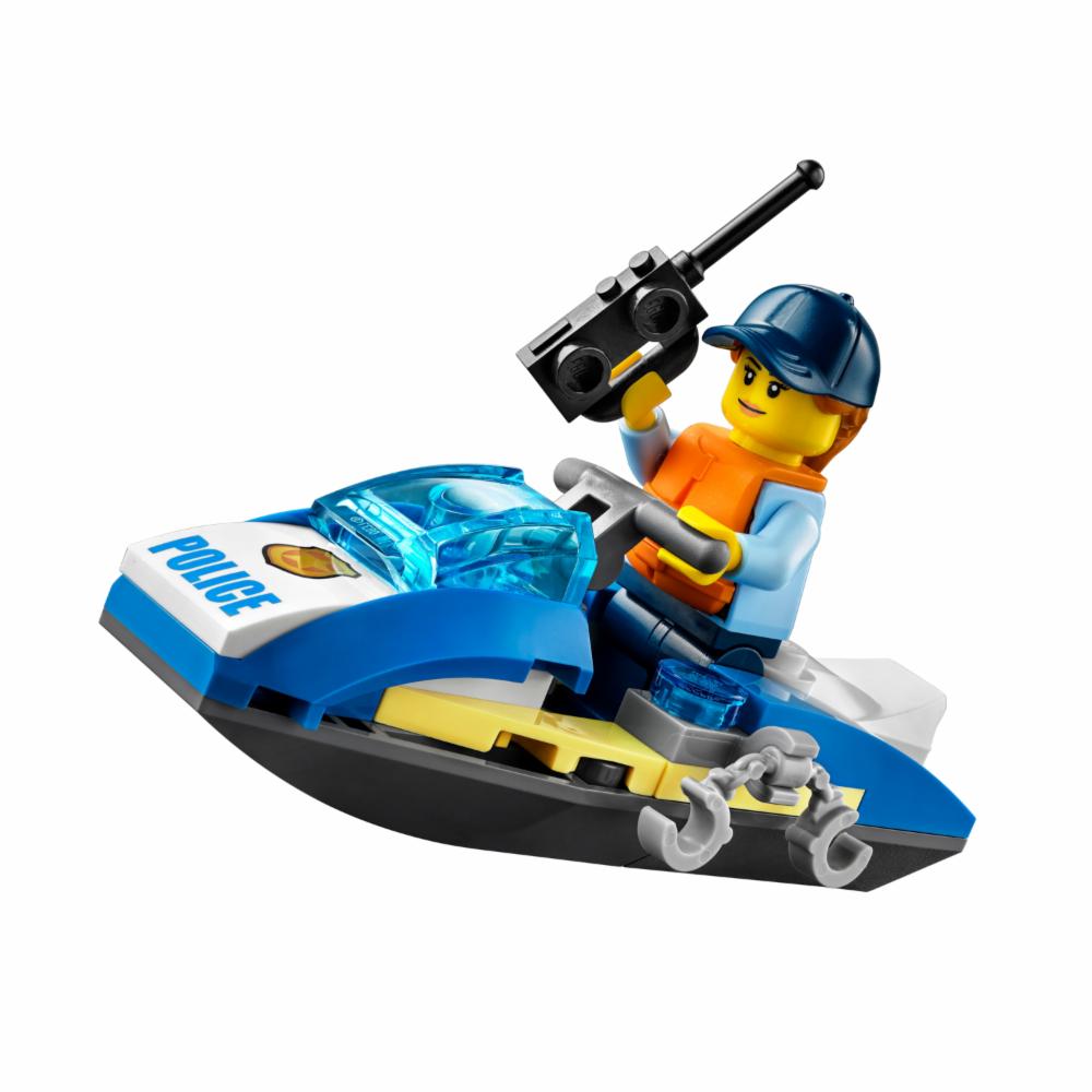 Bloques De Armar Moto Acuática De Policía LEGO CITY 33 Piezas - Imagen 2