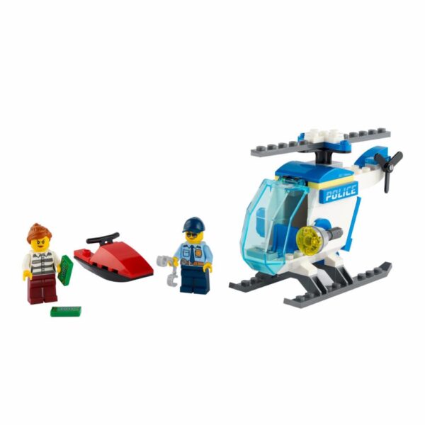 Bloques De Armar Helicóptero Policía LEGO CITY 51 Piezas - Imagen 2