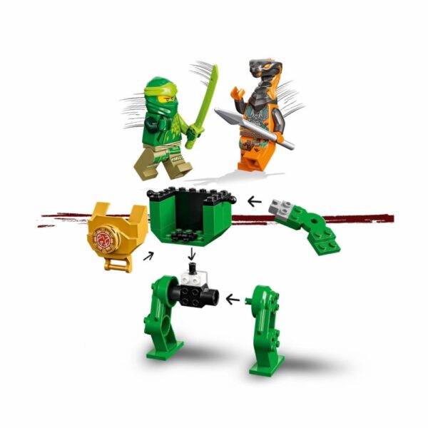 Bloques De Armar Robot Ninja De Lloyd LEGO NINJAGO 57 Piezas - Imagen 2