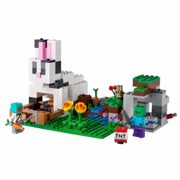 Bloques De Armar El Rancho Conejo LEGO MINECRAFT 340 Piezas - Imagen 2
