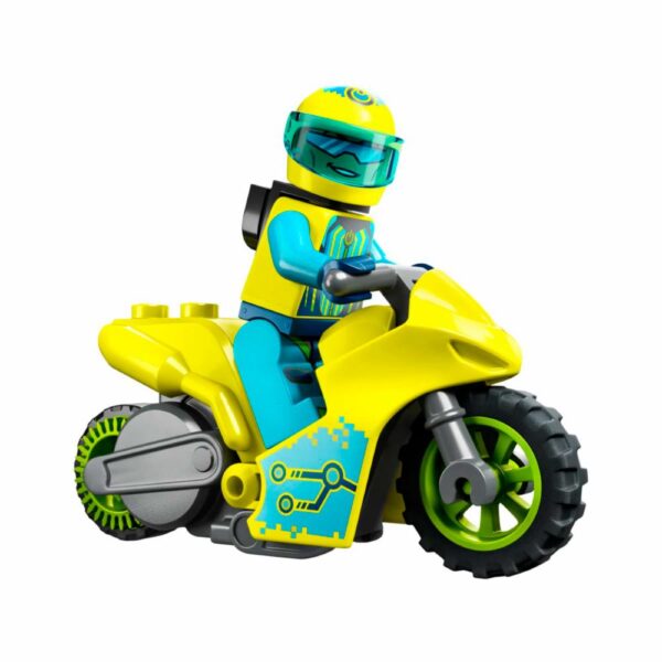 Bloques De Armar Moto Acrobática Cibernética LEGO CITY 13 Piezas - Imagen 2