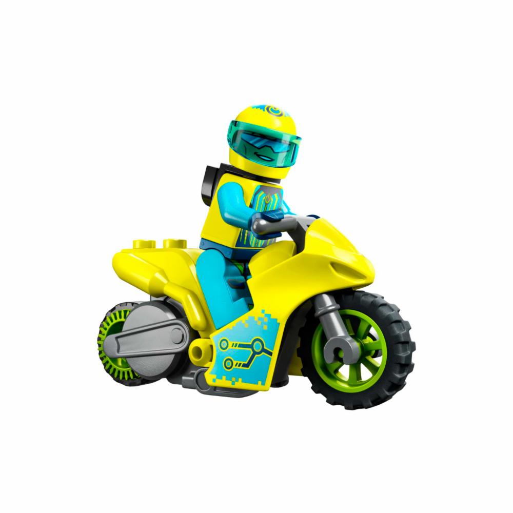 Bloques De Armar Moto Acrobática Cibernética LEGO CITY 13 Piezas - Imagen 2