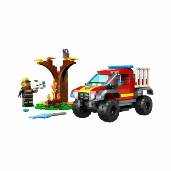 Bloques De Armar Camión De Bomberos 4X4 LEGO CITY 97 Piezas - Imagen 2
