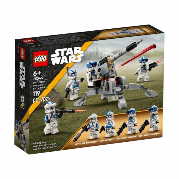 Bloques De Armar Batalla De Soldados Clones 501 LEGO STAR WARS 119 Piezas