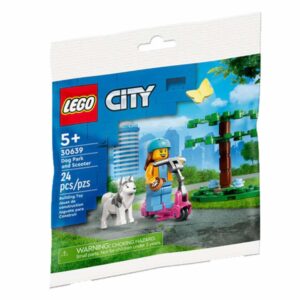 Bloques De Armar En Bolsa Parque Para Perros Y Scooter LEGO CITY 24 Piezas