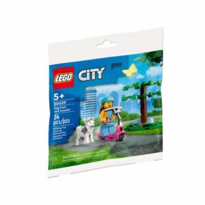 Bloques De Armar En Bolsa Parque Para Perros Y Scooter LEGO CITY 24 Piezas