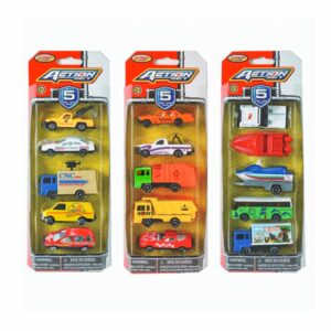 Set De Carros SUNTOYS Incluye 5 Carros