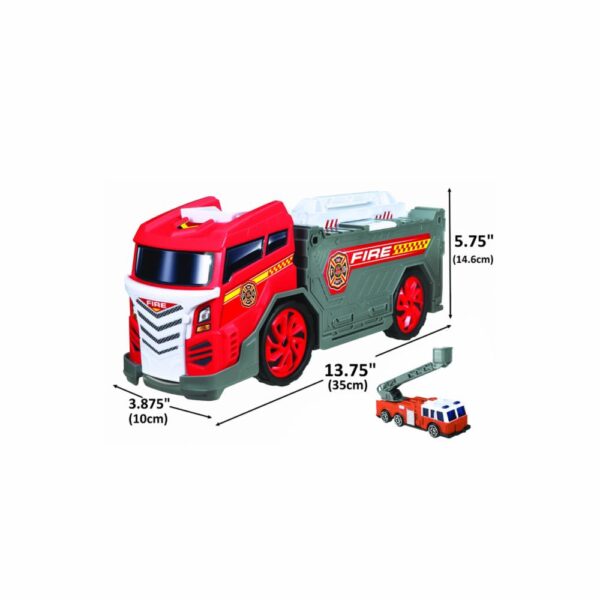 Camión De Bomberos EXPRESS WHEELS Transformable - Imagen 3