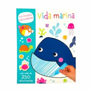 Libros Vida Marina Mis Primeras Calcomanías SILVER DOLPHIN 30 Páginas