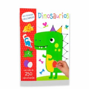 Libros Mis Primeras Calcomanías Dinosaurios SILVER DOLPHIN 30 Páginas