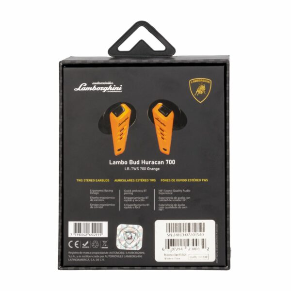 Audífonos Bud Huracán LB-TWS 700 LAMBORGHINI Bluetooth - Imagen 3