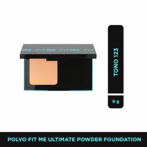 Polvo Compacto Fit Me Ultimate Tono 123 Soft Nude MAYBELLINE NEW YORK 9 G