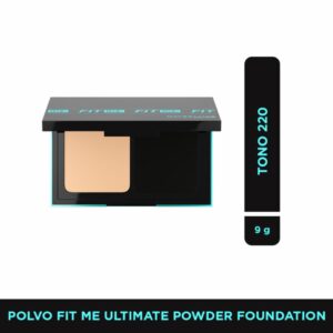 Polvo Compacto Fit Me Ultimate Tono 220 Natural Beige MAYBELLINE L´ORÉAL 9 G