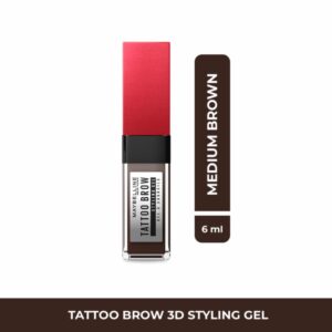 Gel Para Cejas Tatto Brown 3D Styling Tono Medium Brown MAYBELLINE L´ORÉAL 6 Ml