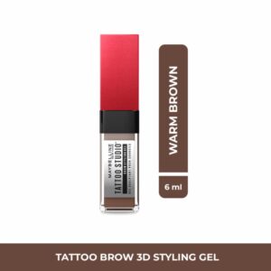 Máscara De Cejas Tatto Brown 3D Styling Tono Warm Brown MAYBELLINE L´ORÉAL 6 Ml